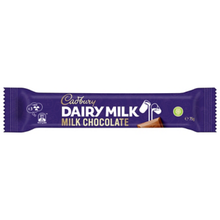 75G CADBURY DAIRY MILK MILK CHOCOLATE BAR