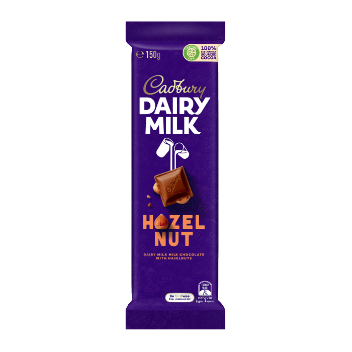 150G Cadbury Dairy Milk Hazelnut Block (QLD only)